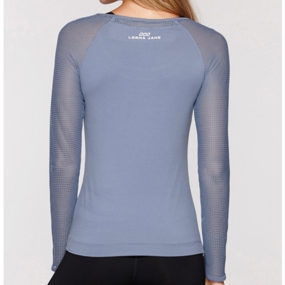 Lorna Jane Tops - Lorna Jane Dynamo Mesh Long Sleeve Small EUC